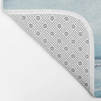 Muted Blue Ocean Seascape Painting Bath Mat Gallery Image 2