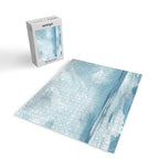 Muted Blue Ocean Seascape Painting Jigsaw Puzzle Gallery Image 2