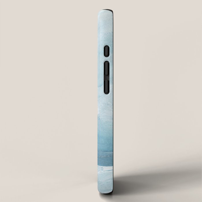 Muted Blue Ocean Seascape Painting iPhone Case Gallery Image 2