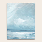 Muted Blue Ocean Seascape Painting Notebook Gallery Image 4