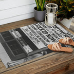 Prohibition restaurant advertising liquor and beer warning customers to stock up now on liquor and beer before prohibition goes into affect black and white illustration photograph - photography - photographs ad Outdoor Rug Gallery Image 2