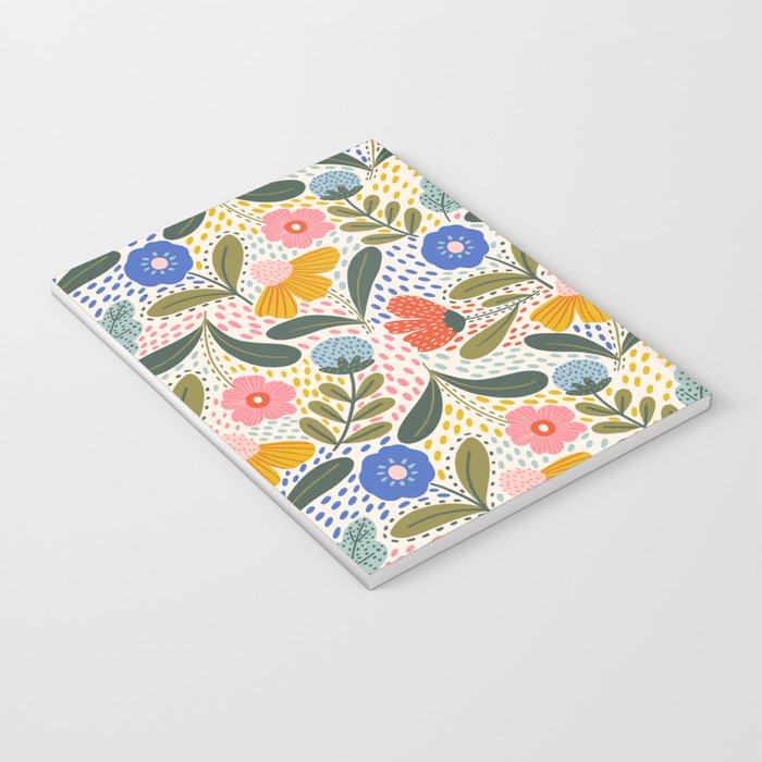 Oh Happy day - Floral pattern  Notebook Gallery Image 3