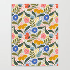 Oh Happy day - Floral pattern  Poster Gallery Image 4
