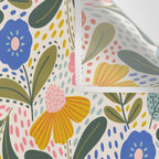 Oh Happy day - Floral pattern  Wall Tapestry Gallery Image 3