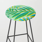 Colorful Tropical Pop Vines Stool Gallery Image 2