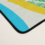 Colorful Tropical Pop Vines Desk Mat Gallery Image 4