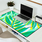 Colorful Tropical Pop Vines Desk Mat Gallery Image 2