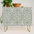 Vintage Green Spirals Credenza Gallery Image 1