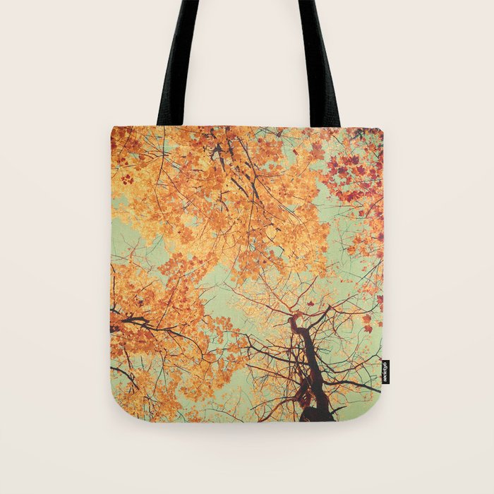 Autumn Inkblot - Yellow Tote Bag Gallery Image 1