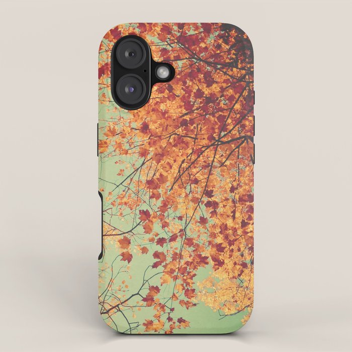 Autumn Inkblot - Yellow iPhone Case Gallery Image 1