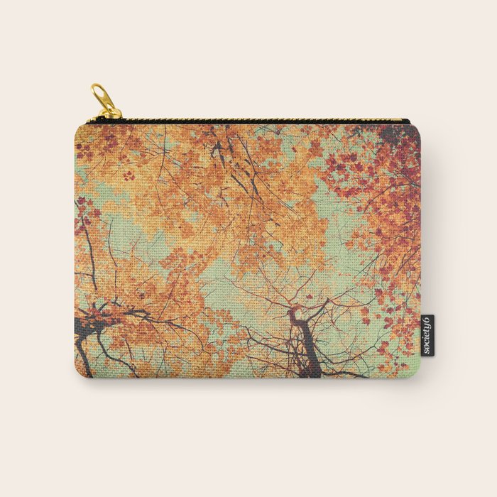 Autumn Inkblot - Yellow Carry All Pouch Gallery Image 1