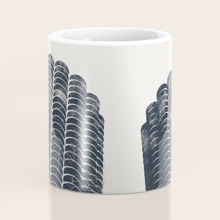 Chicago Architecture, Marina City, Chicago Wall Art, Chicago Art, Chicago Photography, Canvas Art Coffee Mug Gallery Image 4