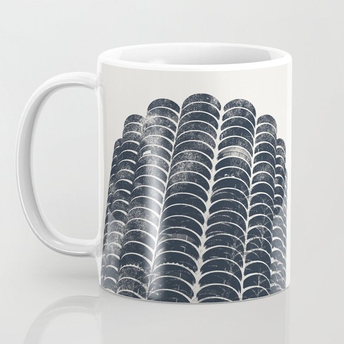 Chicago Architecture, Marina City, Chicago Wall Art, Chicago Art, Chicago Photography, Canvas Art Coffee Mug Gallery Image 3