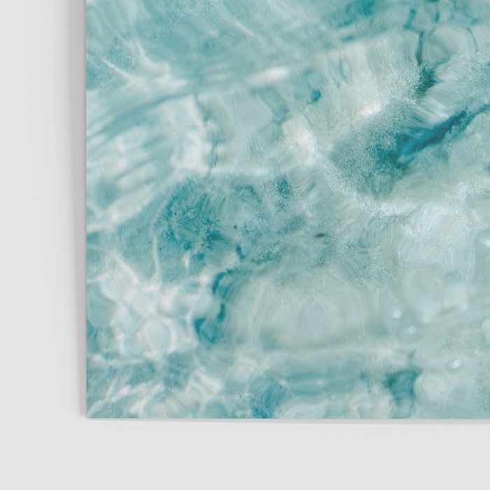Clear blue water | Colorful ocean photography print | Turquoise sea Poster Gallery Image 3