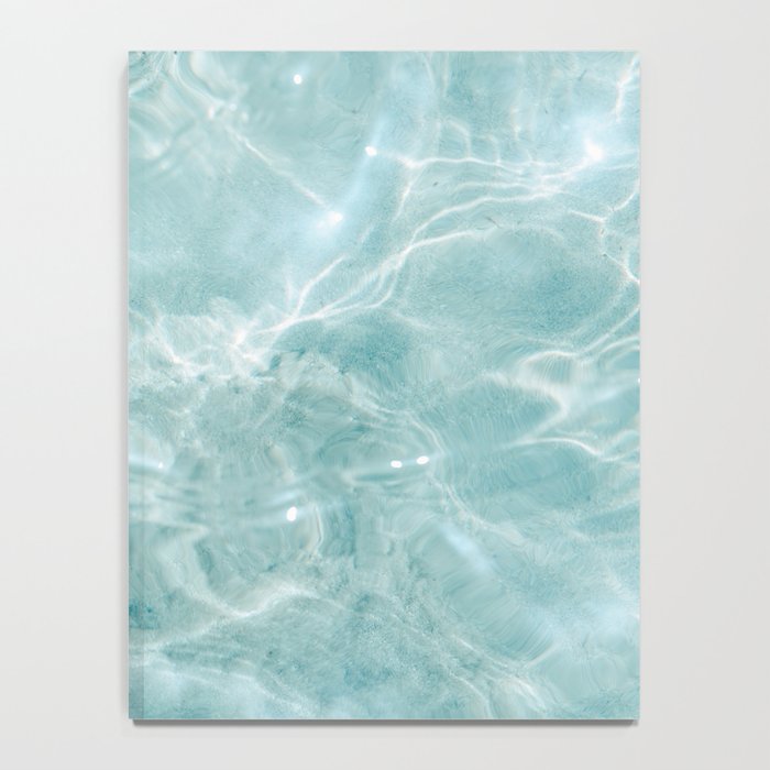 Clear blue water | Colorful ocean photography print | Turquoise sea Notebook Gallery Image 4