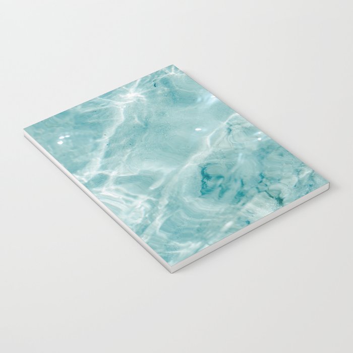 Clear blue water | Colorful ocean photography print | Turquoise sea Notebook Gallery Image 3