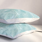 Clear blue water | Colorful ocean photography print | Turquoise sea Pillow Sham Gallery Image 3