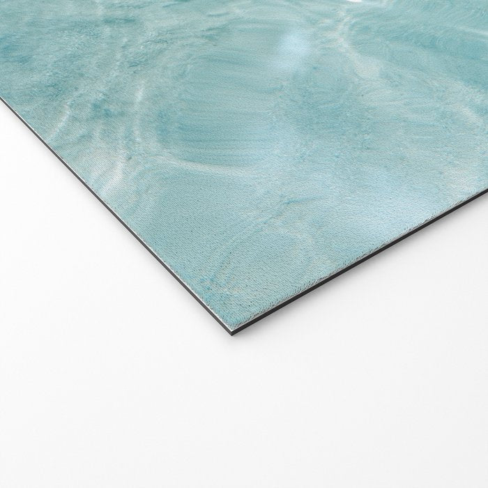 Clear blue water | Colorful ocean photography print | Turquoise sea Welcome Mat Gallery Image 2