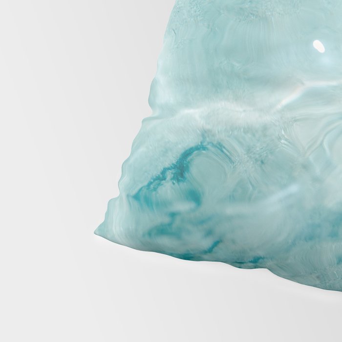 Clear blue water | Colorful ocean photography print | Turquoise sea Pillow Sham Gallery Image 4