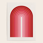 Gradient Arch VI Pink and Red Mid Century Modern Rainbow Poster Gallery Image 4
