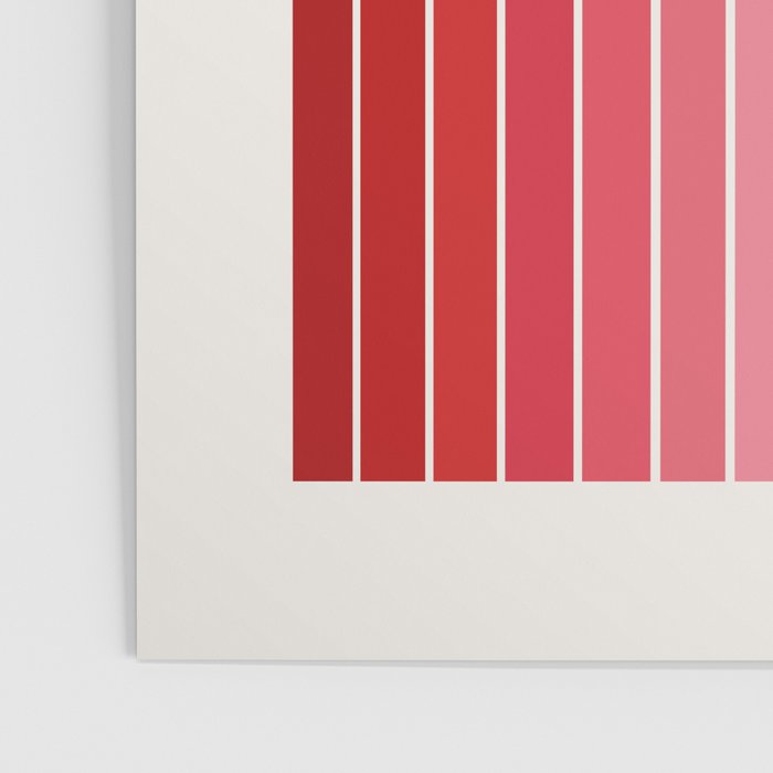 Gradient Arch VI Pink and Red Mid Century Modern Rainbow Poster Gallery Image 3