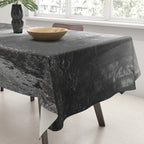 Redwood Forest Adventure Black and White - Nature Photography Tablecloth Gallery Image 3