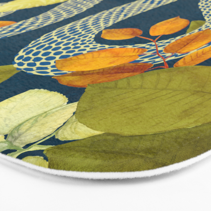 Autumn Serpent Garden Bath Mat Gallery Image 3