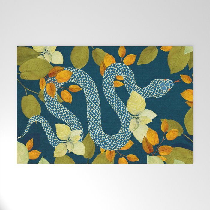 Autumn Serpent Garden Welcome Mat Gallery Image 1