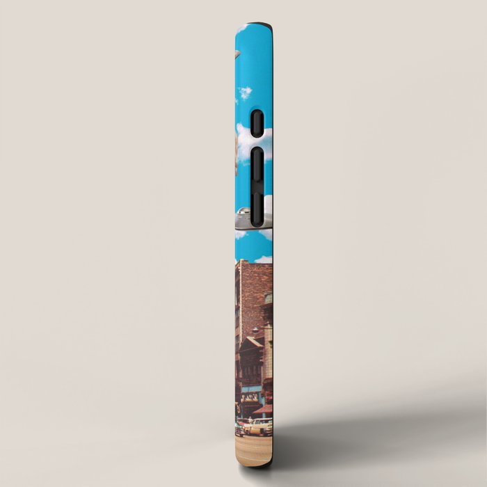 She's arrived (Giant woman & UFO) iPhone Case Gallery Image 2