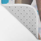 She's arrived (Giant woman & UFO) Bath Mat Gallery Image 2