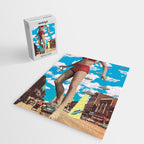 She's arrived (Giant woman & UFO) Jigsaw Puzzle Gallery Image 2