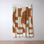 Minimal Geometric Shapes 227 Window Curtain Gallery Image 3
