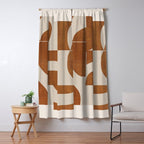 Minimal Geometric Shapes 227 Window Curtain Gallery Image 5