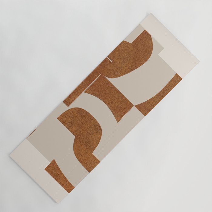 Minimal Geometric Shapes 227 Yoga Mat Gallery Image 1