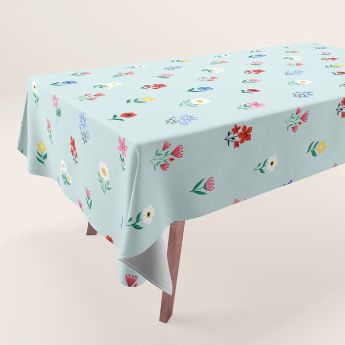 Spring Flowers Tablecloth Gallery Image 1