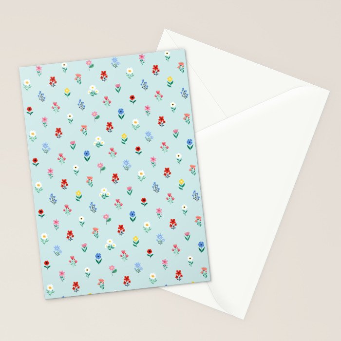 Spring Flowers Stationery Card Gallery Image 2
