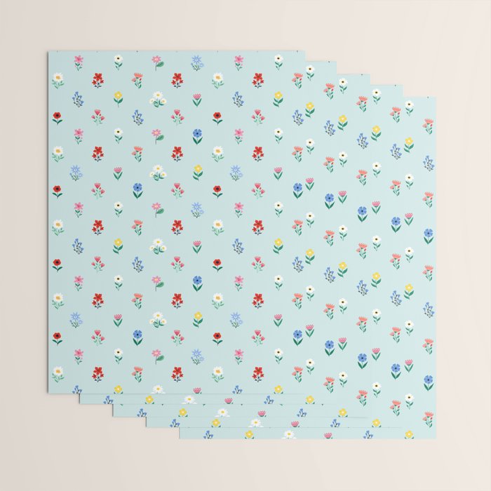 Spring Flowers Wrapping Paper Gallery Image 3