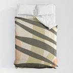 Palm leaf with sun and rainbow nº2 Duvet Cover Gallery Image 6