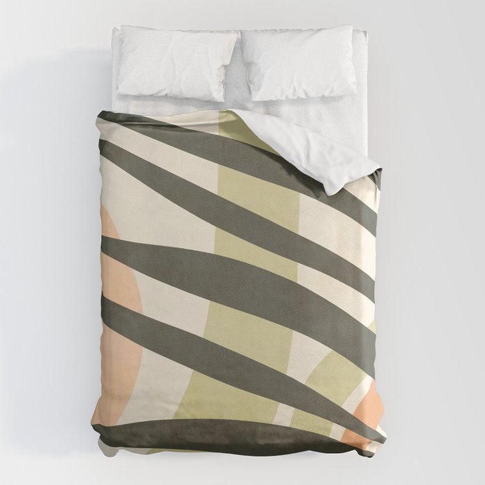 Palm leaf with sun and rainbow nº2 Duvet Cover Gallery Image 6
