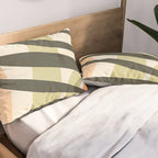Palm leaf with sun and rainbow nº2 Pillow Sham Gallery Image 2