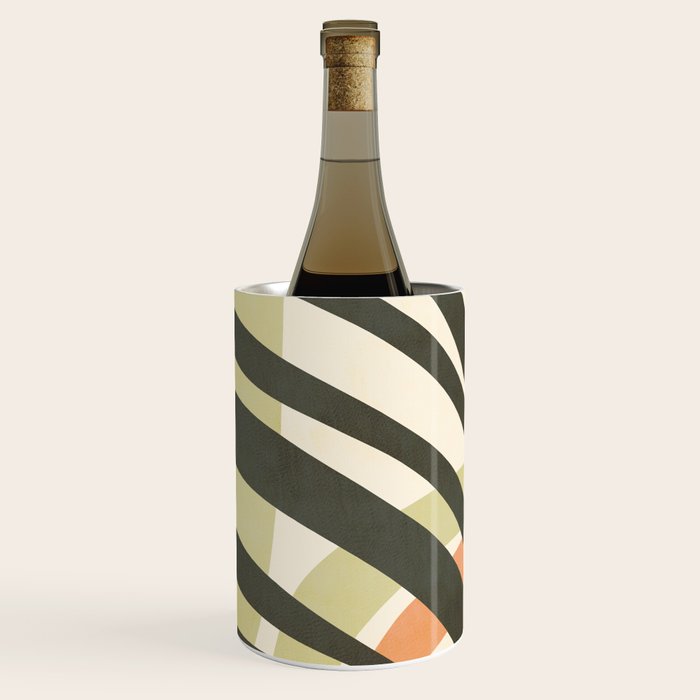 Palm leaf with sun and rainbow nº2 Wine Chiller Gallery Image 3