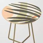 Palm leaf with sun and rainbow nº2 Side Table Gallery Image 2