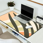 Palm leaf with sun and rainbow nº2 Desk Mat Gallery Image 2
