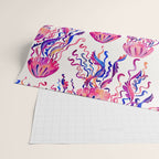 Jellyfish - Magenta Palette Wrapping Paper Gallery Image 2