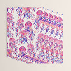 Jellyfish - Magenta Palette Wrapping Paper Gallery Image 3