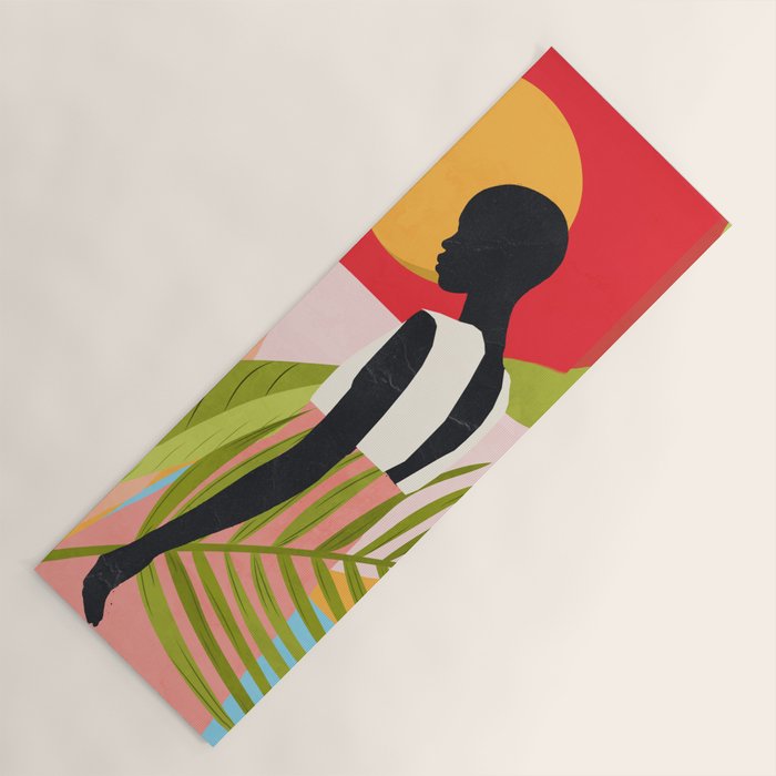 Tropical Girl 2/2 Yoga Mat Gallery Image 1