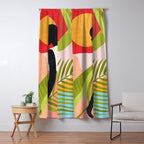 Tropical Girl 2/2 Window Curtain Gallery Image 5