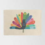 Whimsical Peacok Rug Gallery Image 2