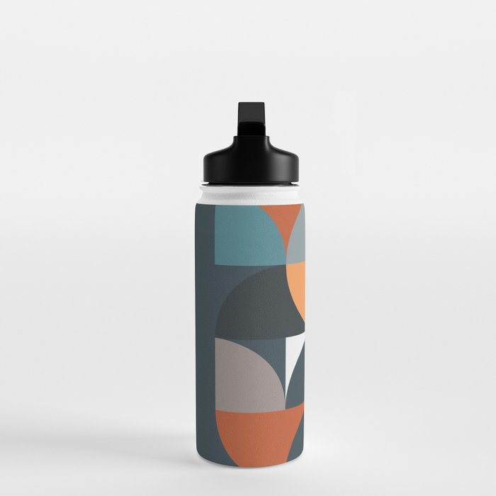 Mid Century Geometric 11/2 Water Bottle Gallery Image 3