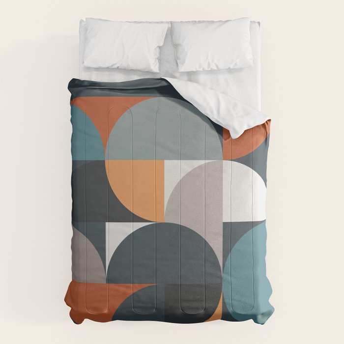 Mid Century Geometric 11/2 Comforter Gallery Image 6